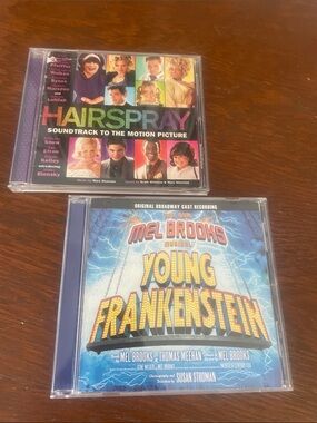 Hairspray & Young Frankenstein Soundtrack CD Bundle - Broadway